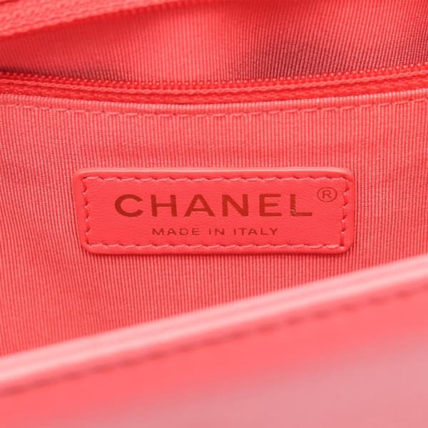 Pre-owned Chanel Old Medium Lambskin and Braided Tweed Jacket Boy Flap Pink