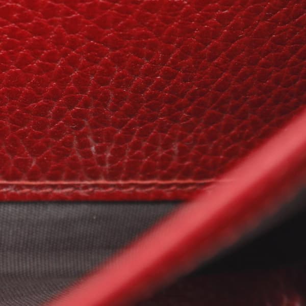 Pre-owned Gucci Mini Leather Dionysus Wallet on Chain Red