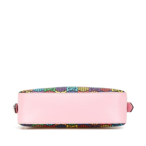 Pre-owned Gucci GG Supreme Psychedelic Crossbody Pink