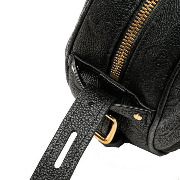 Pre-owned Louis Vuitton Monogram Empreinte Boite Chapeaux Souple MM Black