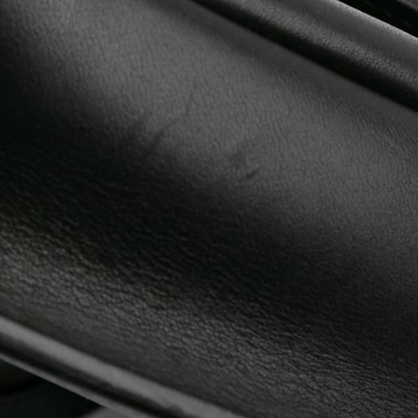 Pre-owned Saint Laurent Small Leather Monogram Kaia Crossbody Black