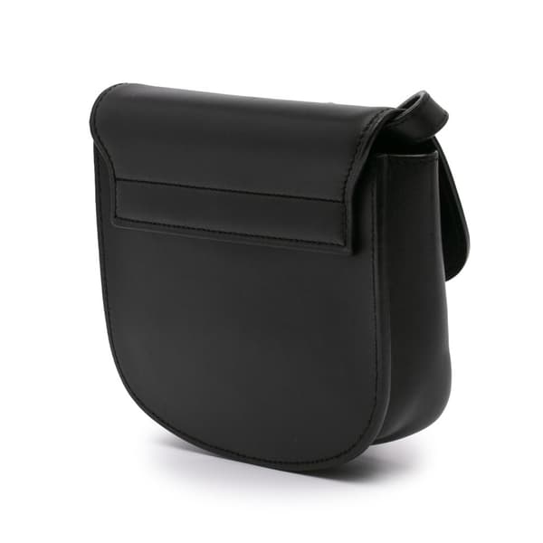 Pre-owned Saint Laurent Small Leather Monogram Kaia Crossbody Black