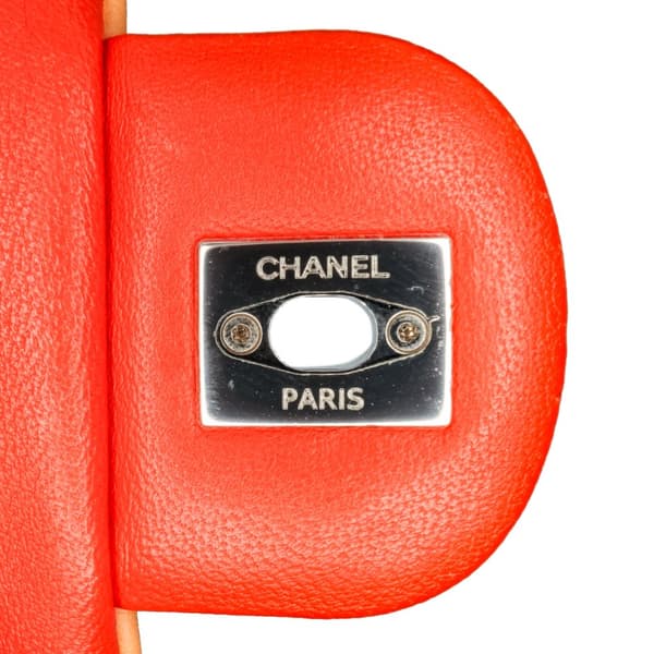 Pre-owned Chanel Medium Quilted Lambskin Cuba Color Flap Red