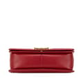 Miniatyrbilde 3 av 9: Pre-owned Chanel Old Medium Quilted Lambskin Boy Flap Red