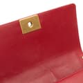 Miniatyrbilde 8 av 9: Pre-owned Chanel Old Medium Quilted Lambskin Boy Flap Red