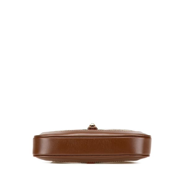 Pre-owned Gucci Mini GG Supreme Jackie 1961 Crossbody Brown