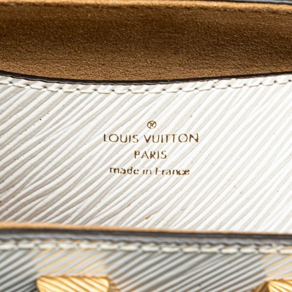 Pre-owned Louis Vuitton Epi Twist PM White