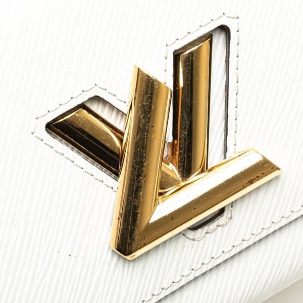 Pre-owned Louis Vuitton Epi Twist PM White