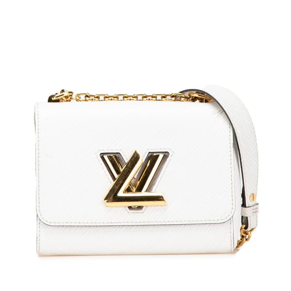 Pre-owned Louis Vuitton Epi Twist PM White