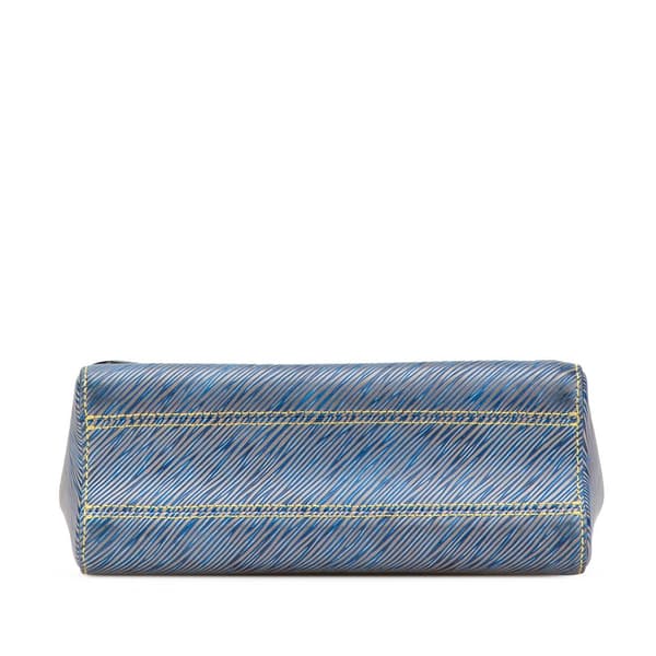 Pre-owned Louis Vuitton Epi Denim Twist MM Blue