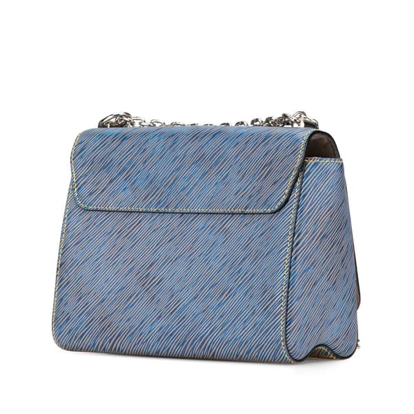 Pre-owned Louis Vuitton Epi Denim Twist MM Blue