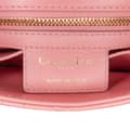 Pikkukuva 5 / 10: Pre-owned Dior Small Grained Calfskin Cannage Caro Bag Pink