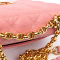Pikkukuva 9 / 10: Pre-owned Dior Small Grained Calfskin Cannage Caro Bag Pink