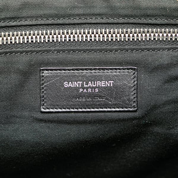 Pre-owned Saint Laurent Canvas Camouflage Messenger Bag Brown