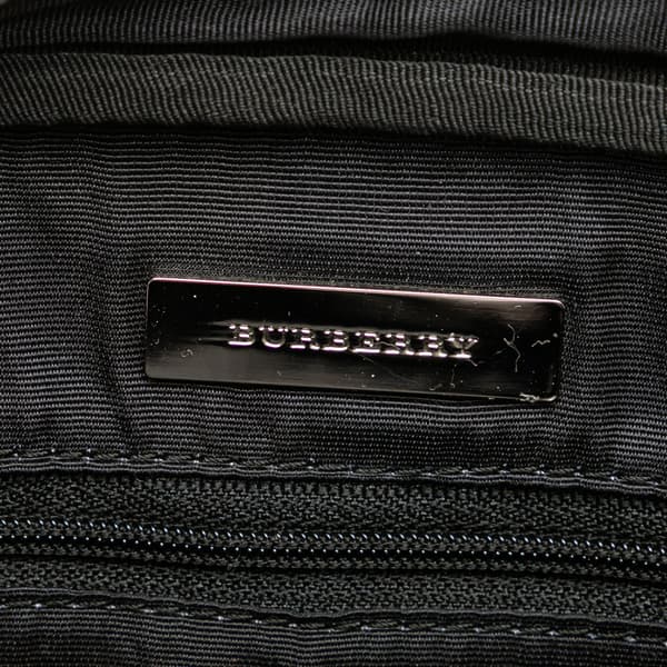 Pre-owned Burberry House Check Canvas Crossbody Brown