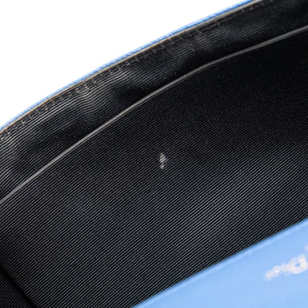 Pre-owned Dior Medium Grained Calfskin Diorama Flap Blue