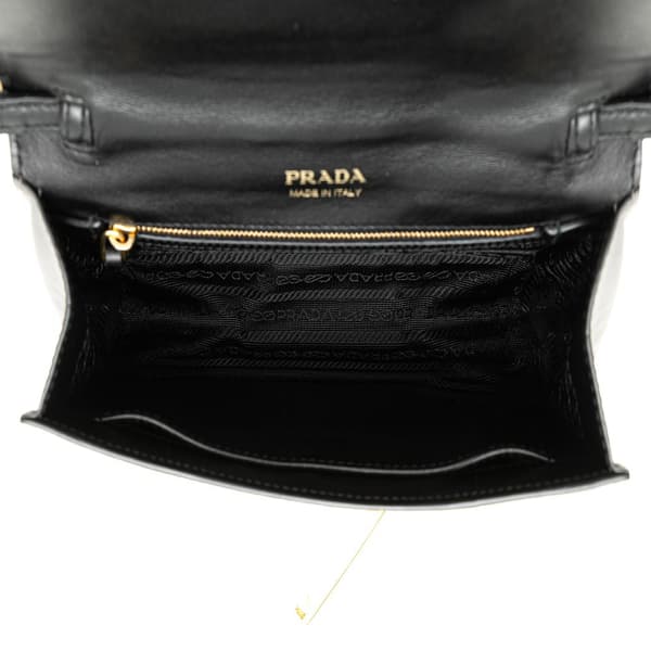 Pre-owned Prada Tricolor City Calf Ribbon Bag Gray