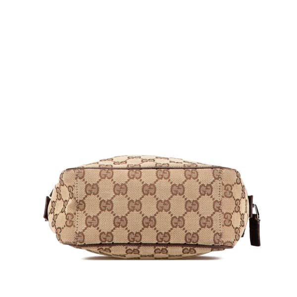 Pre-owned Gucci GG Canvas Crossbody Brown