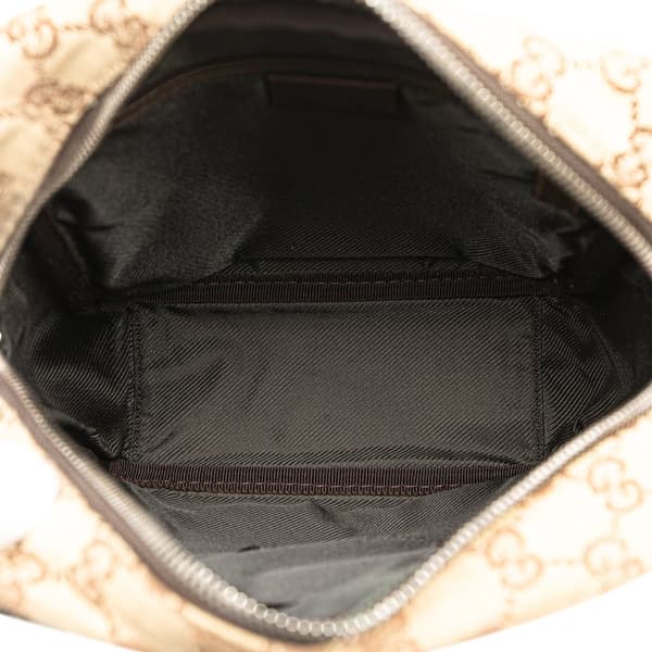 Pre-owned Gucci GG Canvas Crossbody Brown