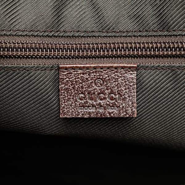 Pre-owned Gucci GG Canvas Crossbody Brown