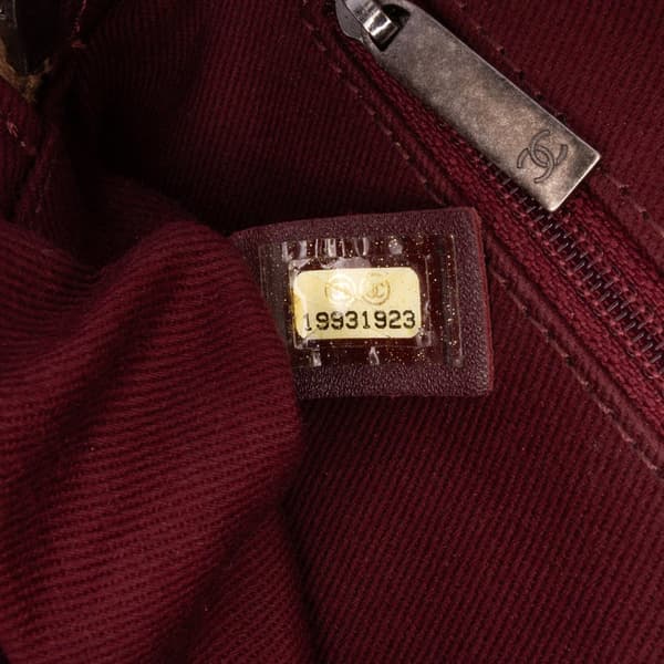 Pre-owned Chanel Medium Glazed Calfskin Duo Color Flap Brown