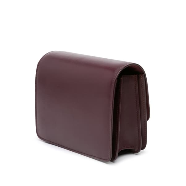 Pre-owned Celine Small Calfskin Classic Box Red