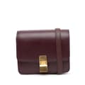 Miniatyrbild 1 av 8: Pre-owned Celine Small Calfskin Classic Box Red