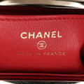 Miniatyrbillede 5 af 10: Pre-owned Chanel Small CC Lambskin Box Vanity with Chain Red