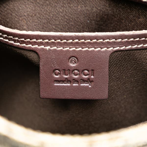 Pre-owned Gucci GG Supreme Crossbody Brown