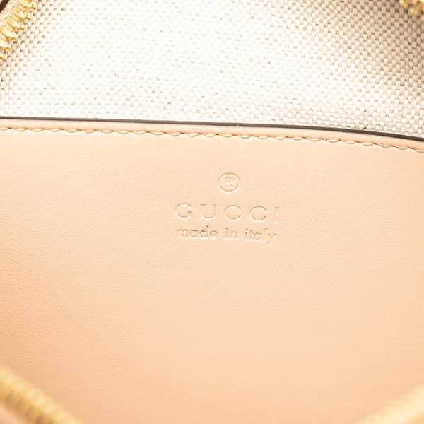 Pre-owned Gucci Small GG Matelasse Leather Crossbody Brown