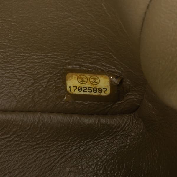 Pre-owned Chanel Mini Rectangular Classic Caviar Single Flap Brown