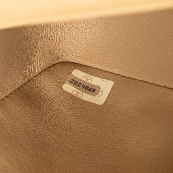 Pre-owned Chanel Medium Lambskin Diana Full Flap Brown