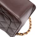 Miniatyrbillede 10 af 10: Pre-owned Chanel Mini Quilted Shiny Lambskin Single Flap Red
