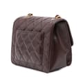 Miniatyrbillede 2 af 10: Pre-owned Chanel Mini Quilted Shiny Lambskin Single Flap Red
