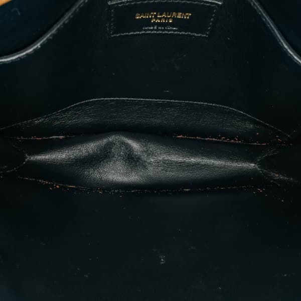 Pre-owned Saint Laurent Medium Denim Solferino Crossbody Blue