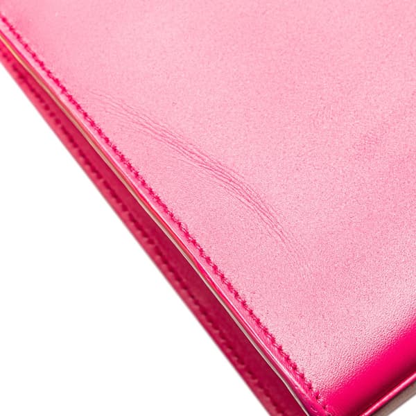 Pre-owned Saint Laurent Medium Smooth Calfskin Classic Monogram Kate Tassel Crossbody Pink