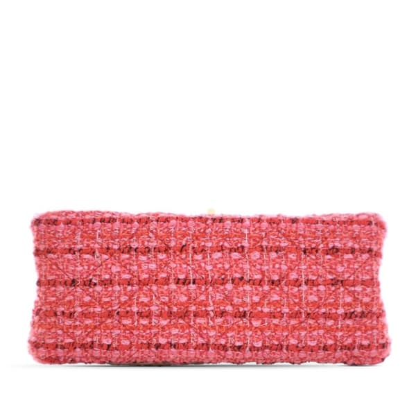 Pre-owned Chanel Mini Reissue 2.55 Tweed Single Flap 224 Pink