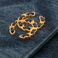 Miniatyrbilde 4 av 10: Pre-owned Chanel Denim Stitched 19 Flap Wallet On Chain Blue