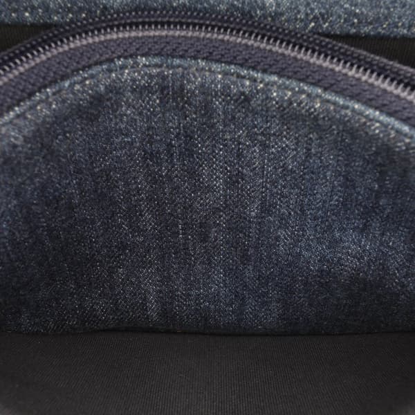 Pre-owned Chanel Denim Stitched 19 Flap Wallet On Chain Blue