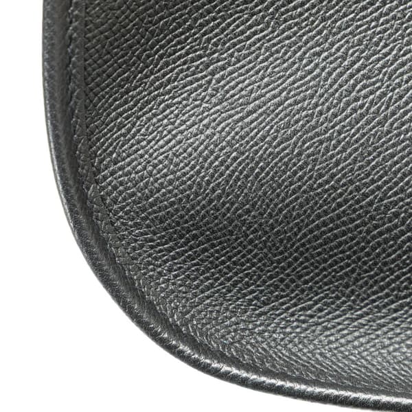 Pre-owned Hermès Epsom Evelyne II 29 Black