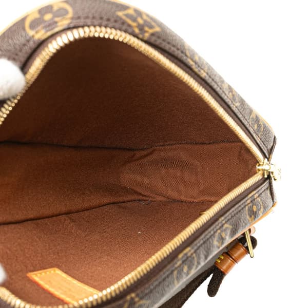 Pre-owned Louis Vuitton Monogram Pochette Gange Brown