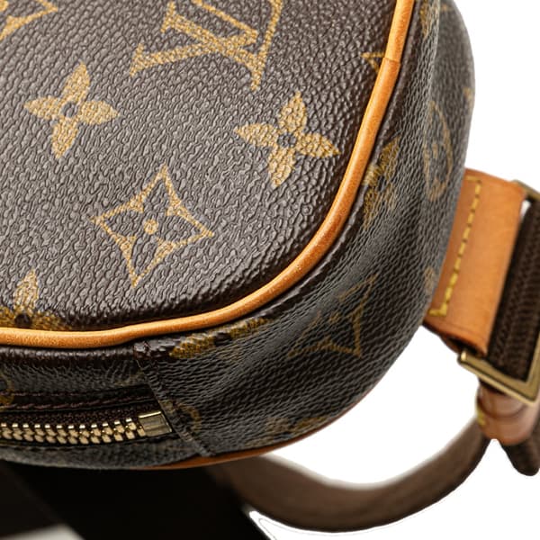 Pre-owned Louis Vuitton Monogram Pochette Gange Brown