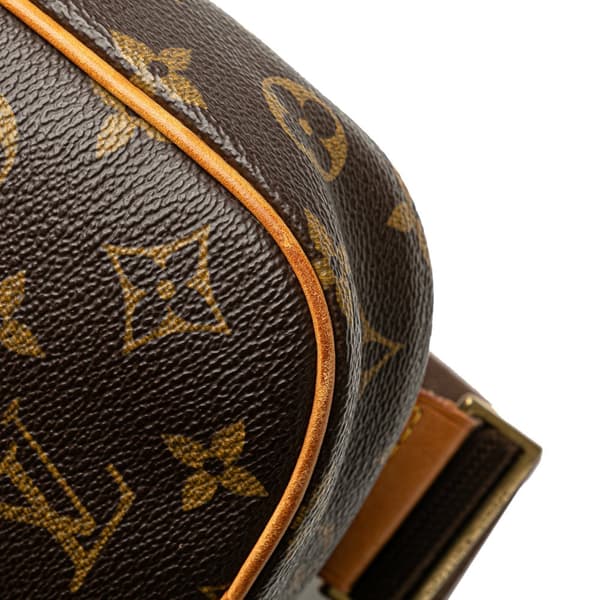 Pre-owned Louis Vuitton Monogram Pochette Gange Brown