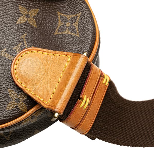 Pre-owned Louis Vuitton Monogram Pochette Gange Brown