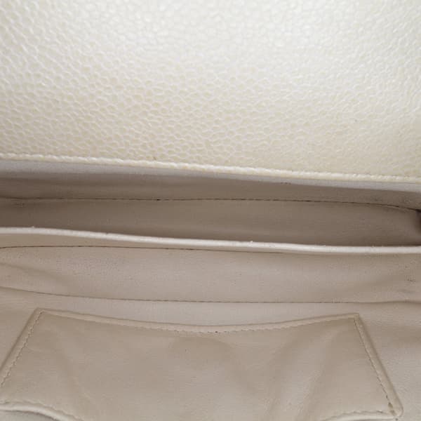 Pre-owned Chanel Extra Mini Rectangular Classic Caviar Single Flap Brown