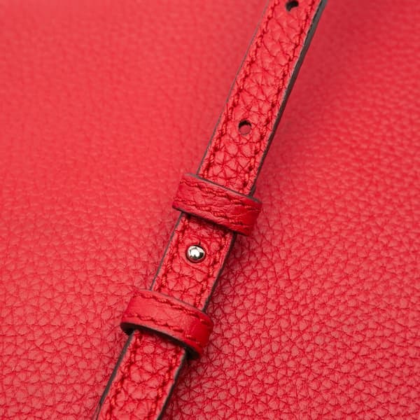 Pre-owned Gucci Leather Soft Jackie Convertible Crossbody Red