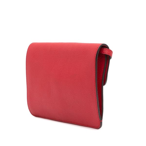 Pre-owned Gucci Leather Soft Jackie Convertible Crossbody Red