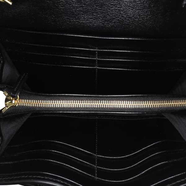 Pre-owned Gucci Bicolor Calfskin Jackie 1961 Wallet On Chain White