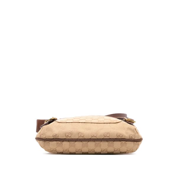 Pre-owned Gucci GG Canvas Crossbody Brown