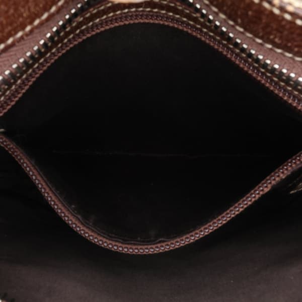 Pre-owned Gucci GG Canvas Crossbody Brown